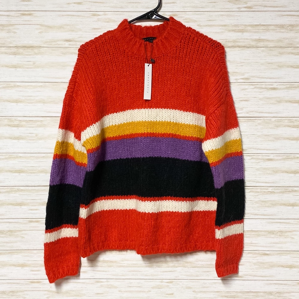NWT Party Striped Pullover Sweater